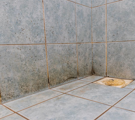 bathroom tile grout