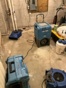 Drying-of-basement