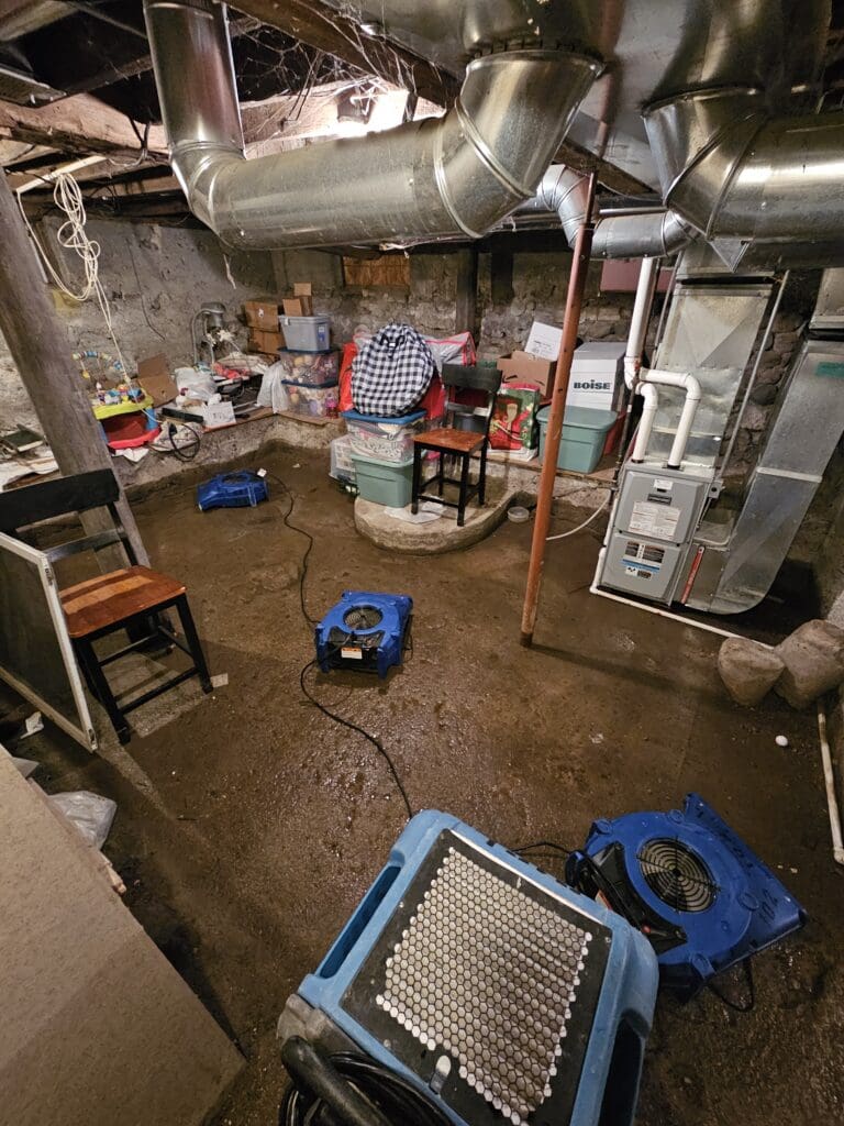 Drying-of-basement