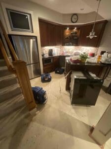 Drying-of-Kitchen-in-basement