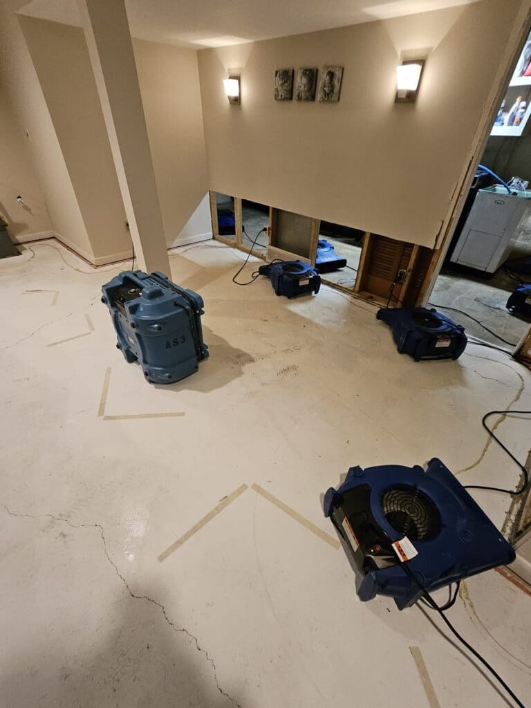 Drying-of-basement